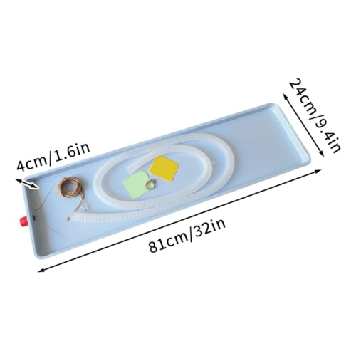 Genérico Bandeja de Goteo con tubería para condensado de Aire Acondicionado Central, Aire Acondicionado de Ventana, portátil, Apto para Aires acondicionados Split, Bandeja de Goteo para Aire acondici