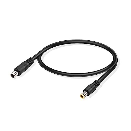 PNGKNYOCN DC 8mm Adapter Cable 14AWG DC 8020 Male to DC 7909 Male Power Extension Cable for Solar Generator Portable Power Station and Solar Panel(0.6M)