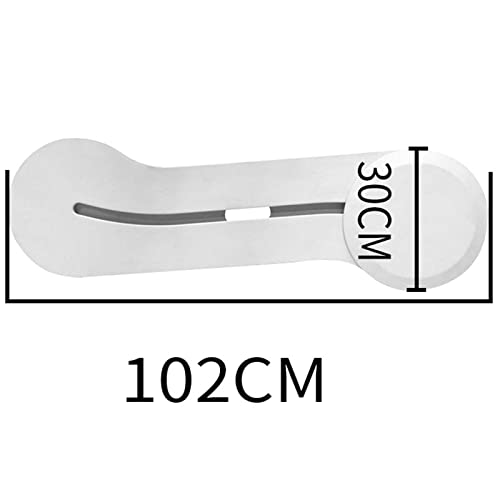 CCCYT Slide Transfer Board, Curved Sliding Transfer Board Easy Wheelchair Sliding Board-Transferring Disabled, Older Adults, from Wheelchair to Bed, Toilet, Car