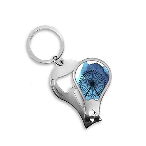 Coupe-ongles pour ongles épais avec motif grande roue de Londres Angleterre