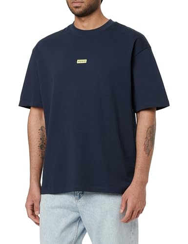 Image of Hugo Men's T-Shirt, Dark Blue 406, XS