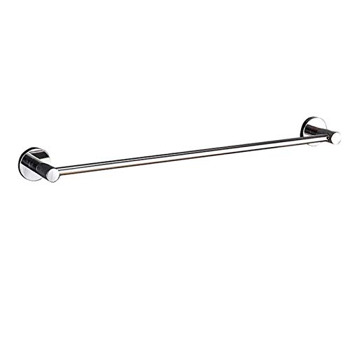 Porte-serviettes mural de 60cm en acier inoxydable rond suspendu - 2