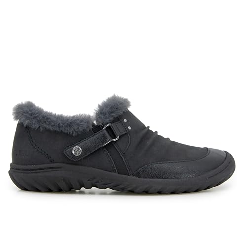 Image of JBU Women's Heather Slip On Cozy Comfortable Memory Foam APMA Accepted Walking Flat