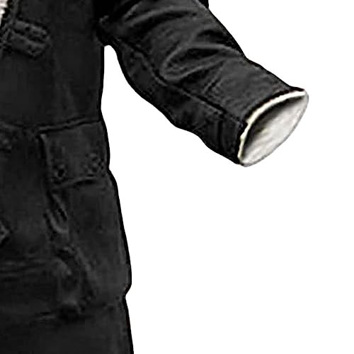 Chaqueta de cuero sintético para hombre, negra, talla XL miniatura 6