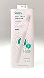 quip Adult Smart Electric Toothbrush - Sonic Toothbrush with Bluetooth & Rewards App, Travel Cover & Mirror Mount, Soft Bristles, Timer, and Plastic Handle - All-White