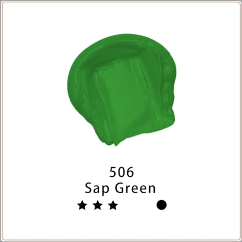 Image of Artecho Sap Green Acrylic Paint 500ml / 17oz Large Bottle