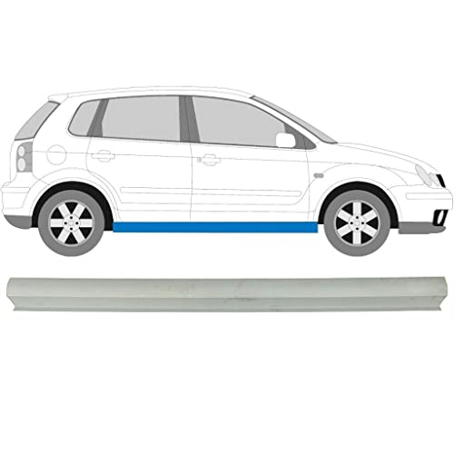 Polcar Für VW Polo 2001-2009 Schweller Reparaturblech, Schwarz, Stahl, Rechts = Links Polcar Für VW Polo 2001-2009 Schweller Reparaturblech, Schwarz, Stahl, Rechts = Links