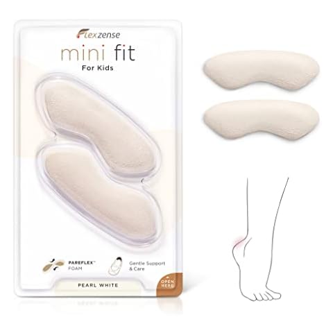 FLEXZENSE Mini Fit for Kids | Fine-Tune The Spaces Inside Children's Shoes | 5.5 mm Thick | 1 Pair (Pearl White) Cover