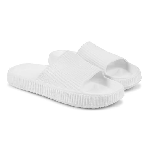 Image of ATHREE Slippers for Man Soft Slides for men | Waterproof Flip Flops with Anti-Skid Sole | Indoor Outdoor Bathroom mens Chappal | Slip-On|Sleepers for men Casual Daily USe | Sliders Pack of 1