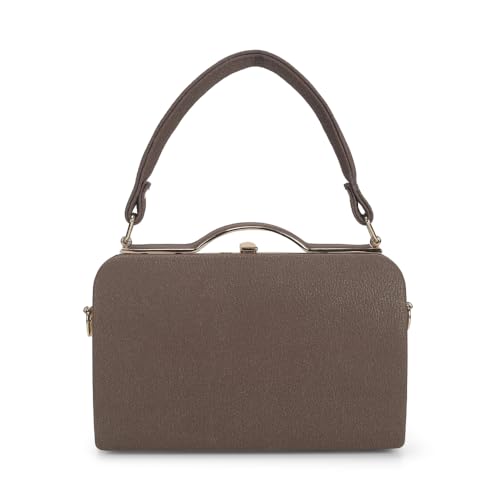 Image of Mochi Women Party /Fashion Fabric Soft Body Lock Closure Solid Clutches With 1 Pocket And 1 Compartments