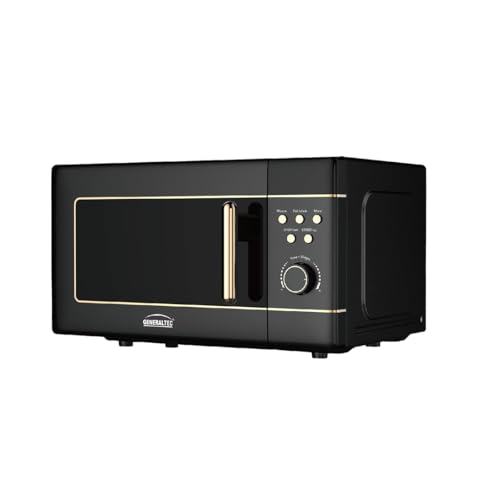Generaltec Microwave Oven GMO22BR, Multiple timer options 5 Power levels, 60 Min timer, Cooking End Signal For Even Cooking/Heating, Defrost Function, 700w with 1Year Warranty.