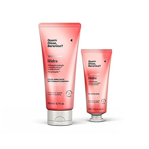 Kit Hidra: Creme Mãos + Loção Hidratante Desodorante Corporal 200ml Quem disse, Berenice?