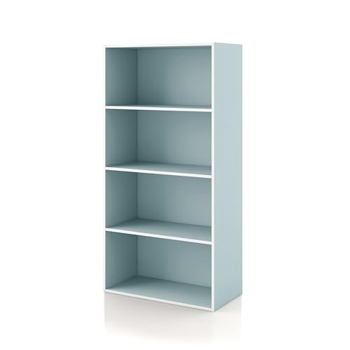 Homes: Inside + Out Apexa 4-Tier Cube Storage Organizer Shelves,