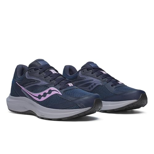 Saucony Women's Cohesion 17 Running Shoe, Navy/Heather, 5 W US by Saucony - Image 2