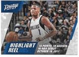 Dennis Smith Jr. 2017-18 Prestige Highlight Reel Dallas Mavericks Insert Card #9