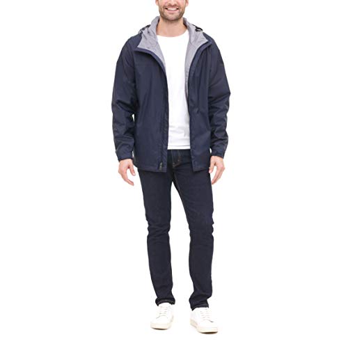 Tommy Hilfiger Men's Lightweight Breathable Waterproof Hooded Jacket - Image 3