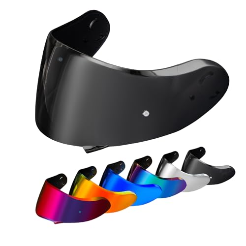 Image of PSLER Shatterproof Motorcycle Helmet Visor for Neotec 2 CNS-3,Deep Smoke