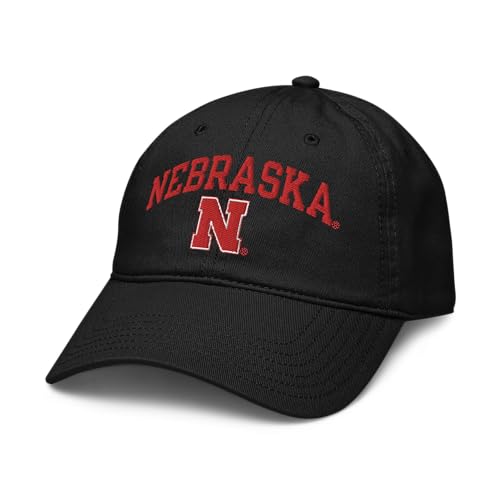 Nebraska Cornhuskers Arch Over Officially Licensed Adjustable Baseball Hat