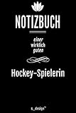 Notizbuch für Hockey-Spieler / Hockey-Spielerin: Originelle Geschenk-Idee [120 Seiten liniertes DIN A6 blanko Papier]