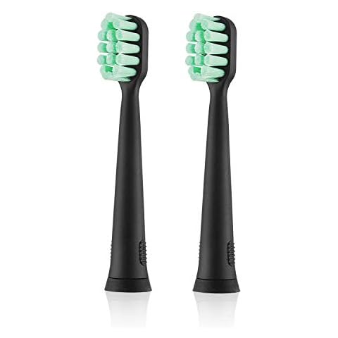 Oral Basics Brush Heads for Ultrasonic Tooth Cleaner and Calculus Remover - 2 Pack Cover
