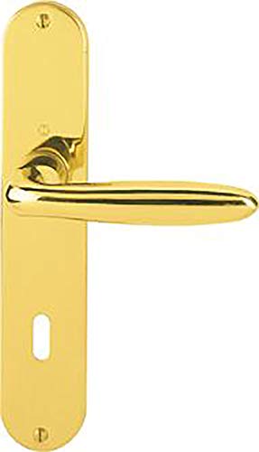 Hoppe Verona Messing verchromt Resista F49-R Langschildgarnitur M151/302 OB Ovalbart