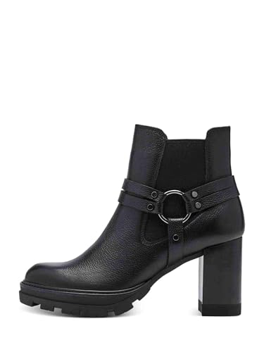 Bottines Tamaris femme noir pointure 37 chaussures en cuir