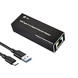 Throncom USB 3.0 to Gigabit Ethernet NIC Network Adaptor, 10/100/1000Mbps Type-C to RJ45 LAN Laptop Network Card Compatible with Windows Server/Windows/Linux