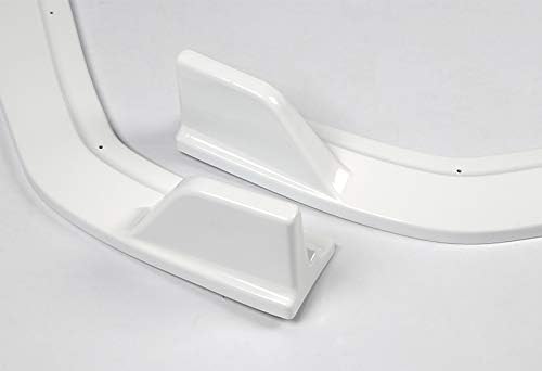 3PCS Front Bumper Lip Kit fit for compatible with 2012 Honda Civic 4DR/Sedan, CS-Style Splitter Trim Protection Spoiler, Air-Dam-Chin-Diffuser (Painted White)