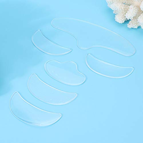 Anti-rimpel Siliconen Pleisters, 6 Stuks Herbruikbare Huidverzorging Gezichtsmasker Voorhoofd Oog Gezicht Anti… - Afbeelding 4