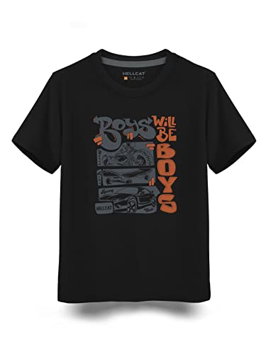 Image of HELLCAT Boys Dress Clothing Set Combo with Tshirts & Shorts - Pack 3