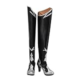 Shiva Lady of Frost Primal FFXIV FF14 Shoes Boots Cosplay Costume 0206037 Customizable Size (6.5 M USWomen)