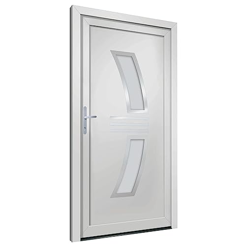 Vidaxl Porta Ingresso Bianca 98X208 Cm In Pvc, Porta, Porta Di Ingresso, Porta D'ingresso In Pvc, Porta Entrata, Porta In Pvc, Porte, Porte In Pvc - 4