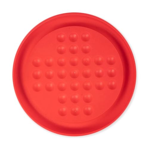 Image of Brainvita Nano Board Game with 33 Pearl Finish Marbles Mind Challenging Marble Solitaire Single Player Game Suitable for Ages 5 Years and up