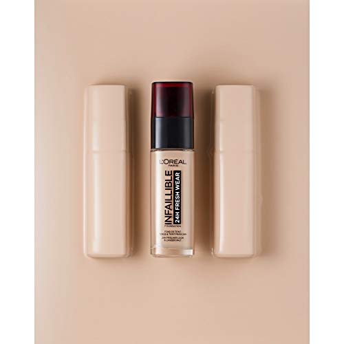 L'Oréal Paris - Fond de Teint Fluide Infaillible 32h Fresh Wear - Tous Types de Peau - 130R Beige Peau