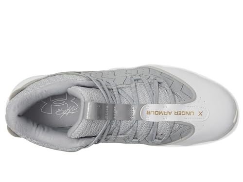 Under Armour Women's Glory 2 Turf, (100) White/White/Silver, 9, US