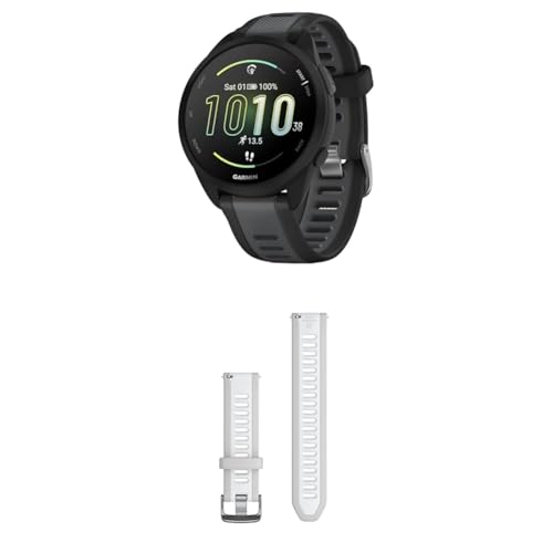 Garmin Forerunner 165 GPS Laufuhr Schwarz/Grau