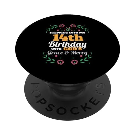 Entrando en mi tema de fiesta de cumpleaños religioso de 14 cumpleaños PopSockets PopGrip Intercambiable