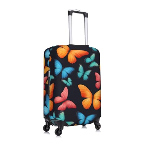 Housse de protection valise extensible noire XL contre rayures et chocs