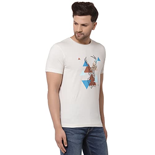 Image of Red Tape Printed Round Neck T-Shirt for Men | Premium Comfort | Versatile Everyday Essential