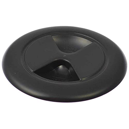 Inspektions-Schraubverschluss schwarz Durchmesser 125mm