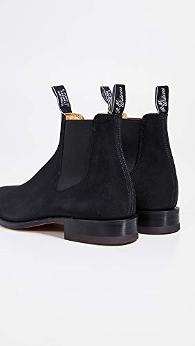 R.m. Williams Men's Suede Rm Chelsea Boots, Black, 11 Medium Us #TOP4