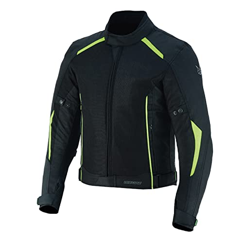 outletMOTARD Chaqueta Moto Hombre Verano | Protecciones en Hombros, Codos y Espalda | Máxima Ventilación con Paneles de Malla Frontal, Brazos y Espalda