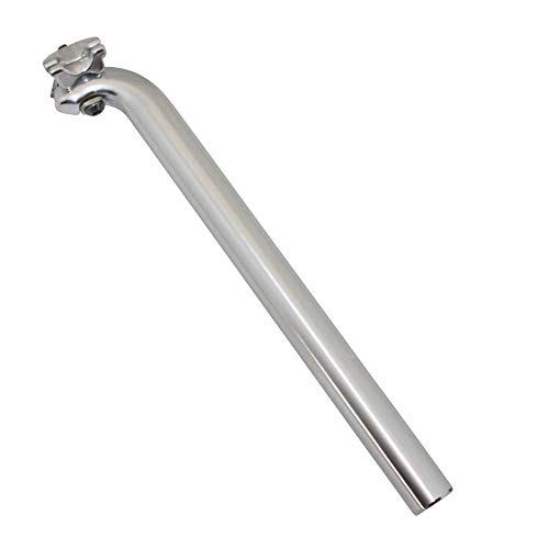 Tige de selle VTT Newton 29,2 mm tube alu l350mm argent compatible cadre vélo tout terrain