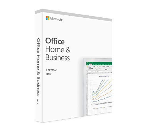 Microsoft T5D-03216 Inglés | Office Home/Business 2019 | 1 Unidad | 2 años | Medialess Box| Mando a Distancia