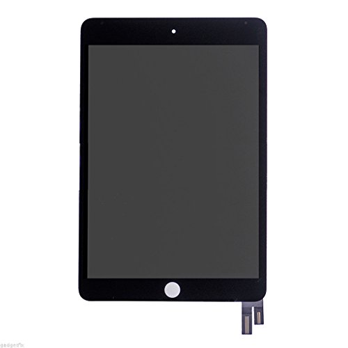 LCD Display Digitizer Touch Screen Panel Lens Assembly for iPad Mini 4 A1538 A1550 (Black)