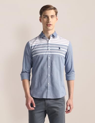 Image of U.S. Polo ASSN. Men's Cotton Regular Fit Shirt