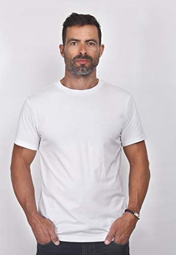 kuzzoi Men Bracelet Leather Braided Black Solide with Clasp Made of 925 Sterling Silver, Length 7,48 inch - 9,05 inch, Width 0,39 inch, 0.71 oz4