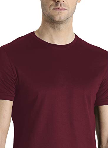 Image of ADRO Men's Cotton Solid Regular Fit T-Shirt