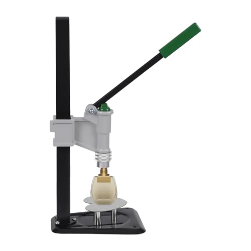 Perfume Bottle Capper Machine, Manual Bench Perfume Bottle Capper Tool Machine, Perfumes Sealer Tool for 13mm 15mm 18mm 20mm <12mm Cap Diameter (short base)