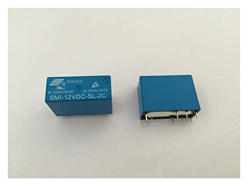 Evita sobrecalentamientos con el relé de potencia SMI-12VDC-SL-2C de 12V 5A